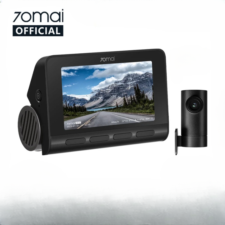 Câmera Veicular 4K 70mai A800S - com GPS Integrado e Sistema de Assistência ao Motorista (ADAS), Monitor de Estacionamento 24 Horas