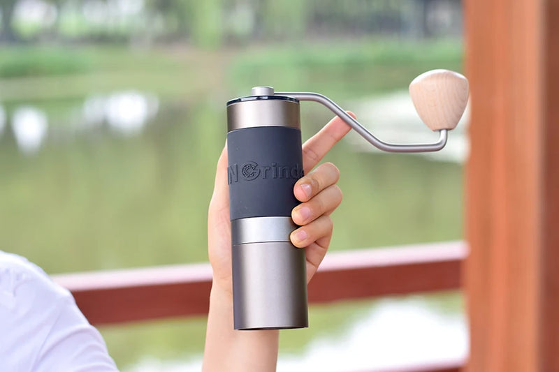 Moedor de Café Manual Ajustável KINGrinder K1/K2 - Moedor Portátil de Aço Inox 420 e Burr de 38mm/48mm