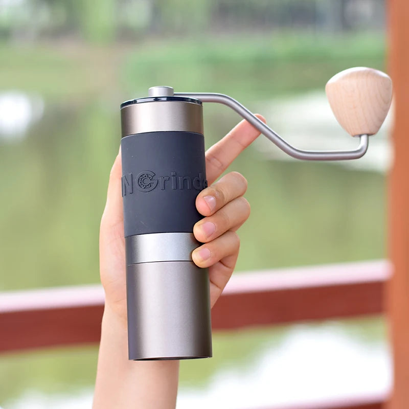 Moedor de Café Manual Ajustável KINGrinder K1/K2 - Moedor Portátil de Aço Inox 420 e Burr de 38mm/48mm