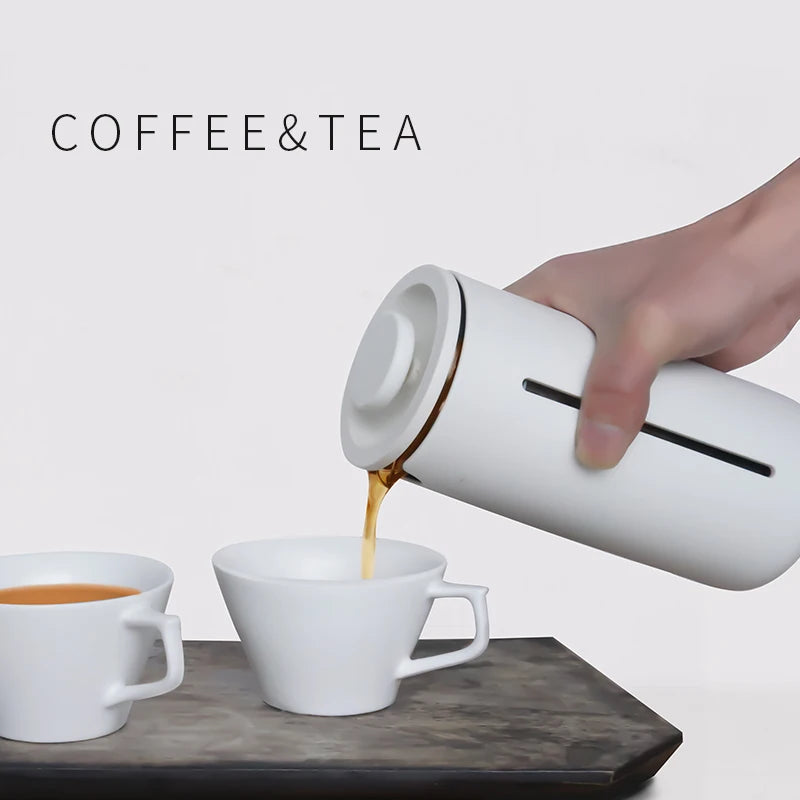 Cafeteira French Press TIMEMORE Premium 450ml - em Vidro Resistente ao Calor Malha de Aço INOX Alta Densidade - Ideal para Café e Chá