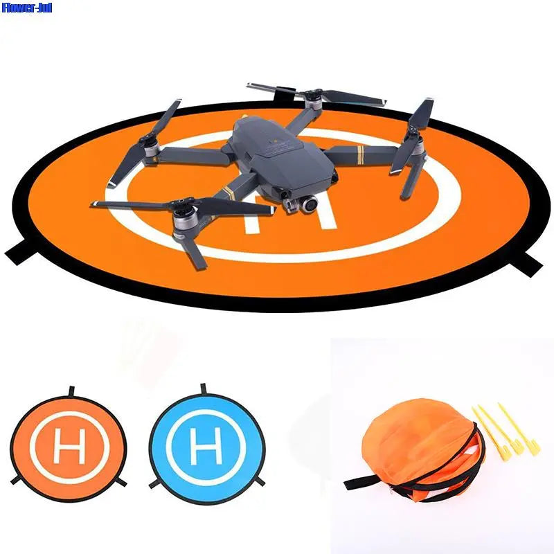Base Pad de Pouso Estabilizador para Drones - Reflectiva e Dobrável de 55cm e 75cm Universal