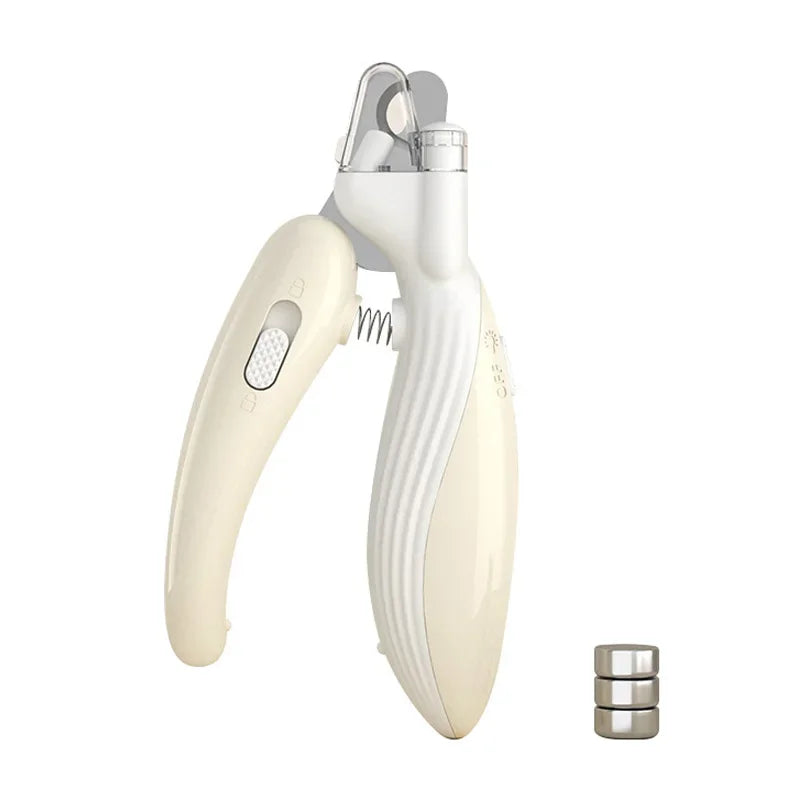 Alicate Profissional para Aparar Unhas de Pet com LED - Cortador para Aparar Garras de Cães Gatos Pequenos Animais