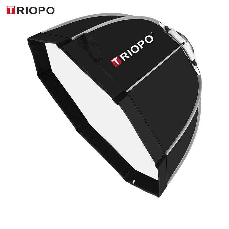 Softbox Triopo Octagon Dobrável - Vários Tamanhos - Montagem Bowens Luz de Vídeo LED