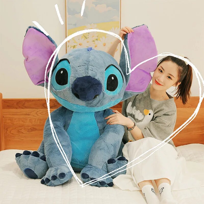 Pelúcia Grande do Stitch da Disney - Boneco de Pelúcia Desenho Lilo & Stitch