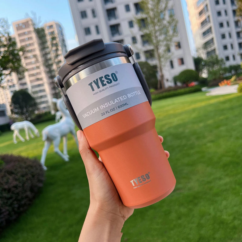 Copo Garrafa Térmica Tumbler Tyeso 1200ml com Alça - de Aço Inox com Isolamento Térmico a Vácuo