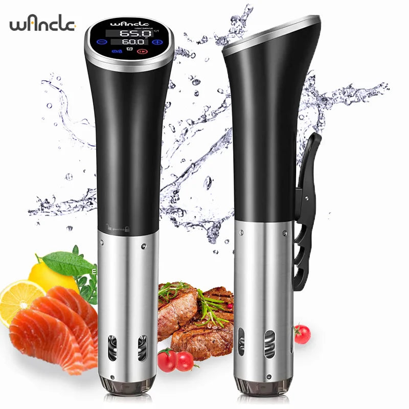 Circulador de Imersão Sous Vide Wancle 1100W com Tela Touchscreen - Cozimento Preciso Nível Profissional