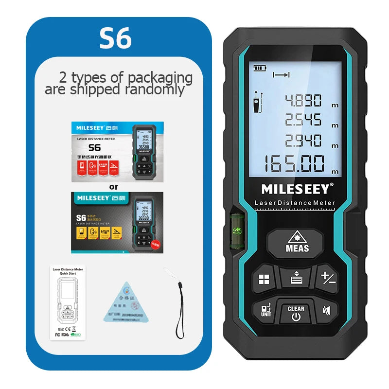 Trena a Laser MILESEEY S6 Digital