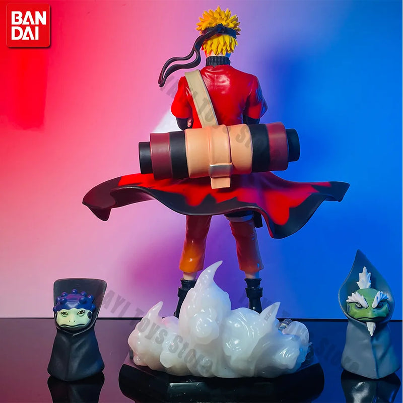 Boneco Action Figure Uzumaki Naruto Modo Sage - Brinquedo Anime Colecionador