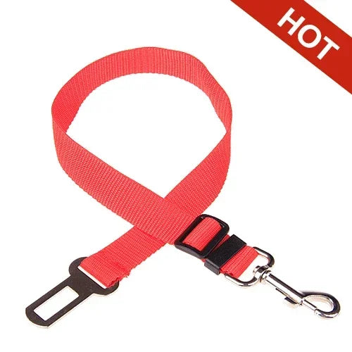 Cinto de Segurança Premium Pet para Gato Cachorro - Cinto de Carro para Animais, Coleira de Tração com Clipe de Segurança