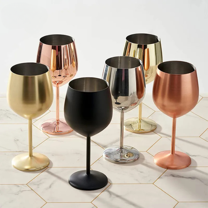 Taça Térmica Luxo de Aço Inox - Ideal para Drinks Vinho Champagne Bar e Festas