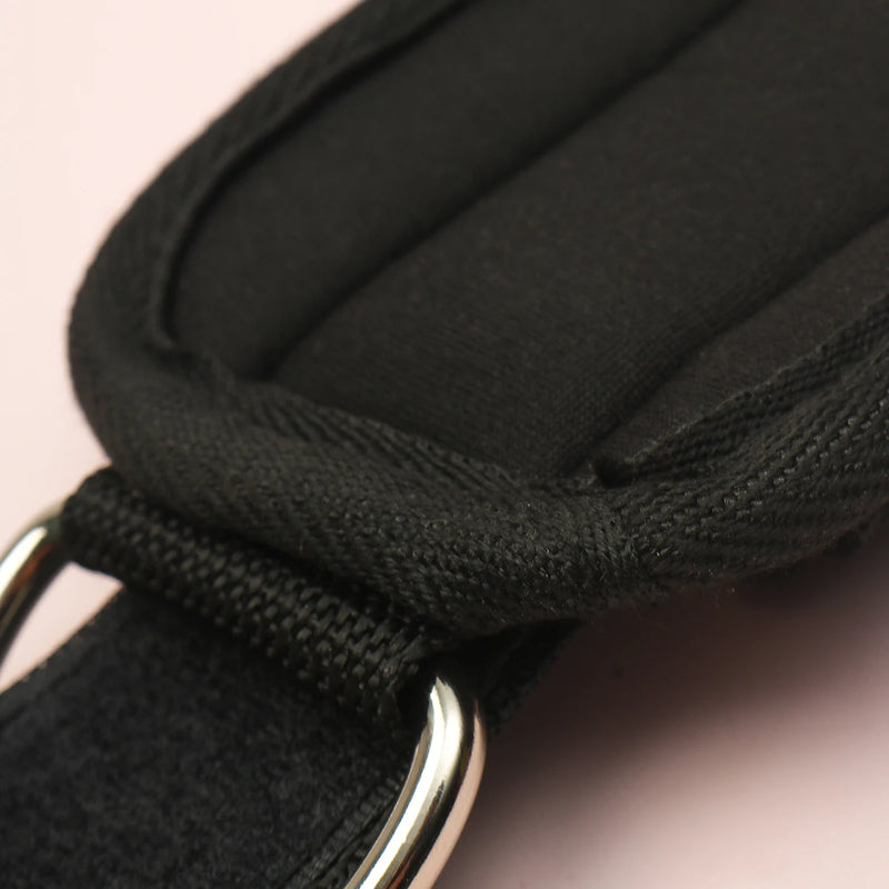 Tornozeleira Almofadadas Macia para Treino de Perna Glúteos em Máquinas de Cabo – Faixas de Tornozelo com Argola Reforçada