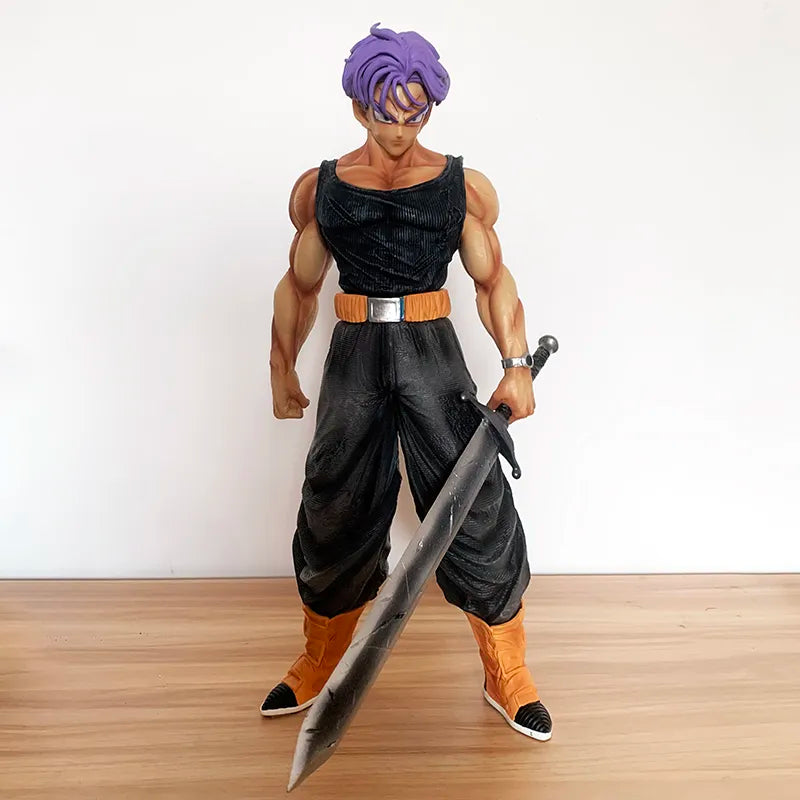 Boneco Dragon Ball Z Trunks Super Saiyan - Figura de Ação Colecionável Anime - Brinquedo de Anime