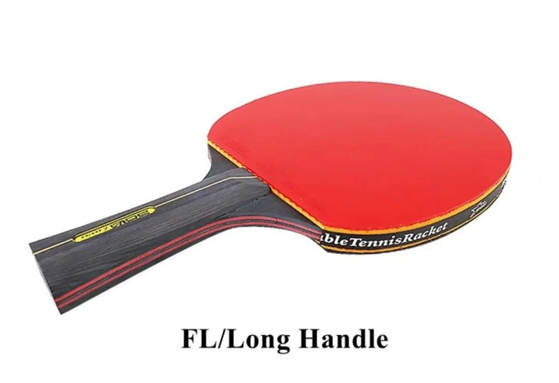 Conjunto Raquetes de Tênis de Mesa Profissional RAOVTE 5/6 Estrelas - Raquetes de Ping Pong com Borracha Pimples-in Lâmina Premium