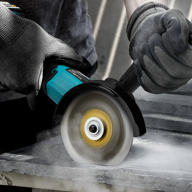Esmerilhadeira Angular Sem Fio GISAM M14 125mm – Máquina de Polimento e Corte - Compatível com Bateria Makita 18V