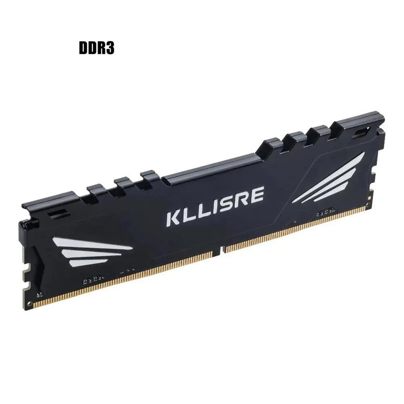 Memória RAM KLLISRE DDR4 4GB 8GB 16GB - 2666MHz 3200MHz - com Aleta de Resfriamento para PC Desktop