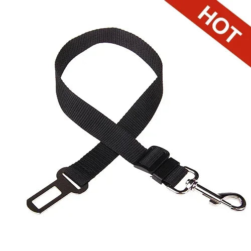 Cinto de Segurança Premium Pet para Gato Cachorro - Cinto de Carro para Animais, Coleira de Tração com Clipe de Segurança