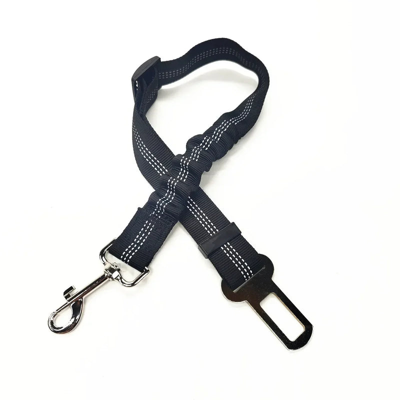 Cinto de Segurança Premium Pet para Gato Cachorro - Cinto de Carro para Animais, Coleira de Tração com Clipe de Segurança