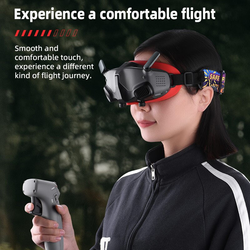 Capa Facial Protetora de Silicone Confortável para Óculos DJI Goggles 2 - Drone DJI Avata
