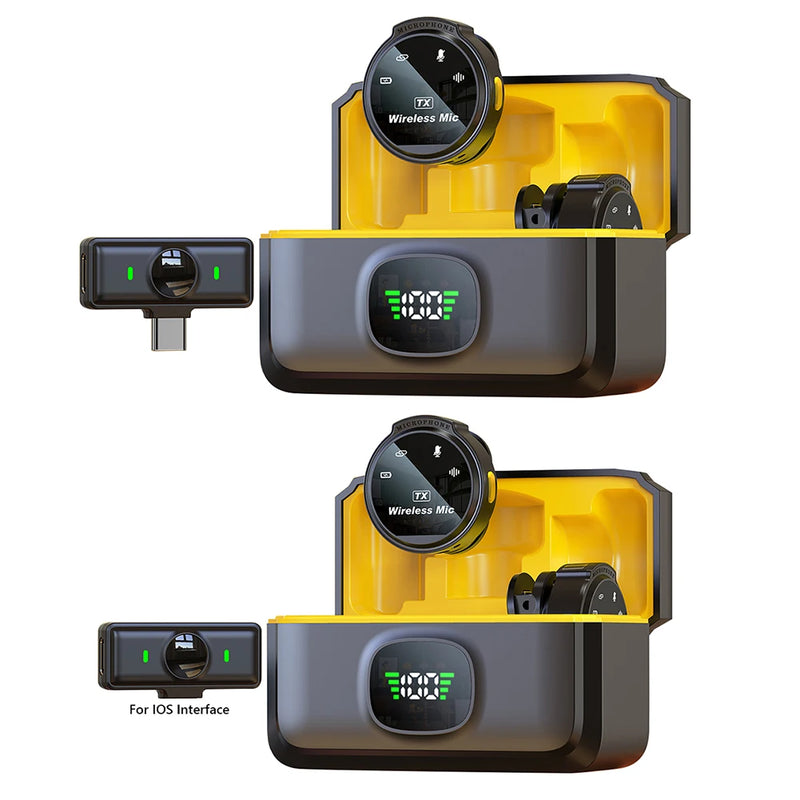 Microfone Lapela Inteligente Sem Fio Xiaomi J6 – Ideal para Vlogs Lives Youtube Entrevistas