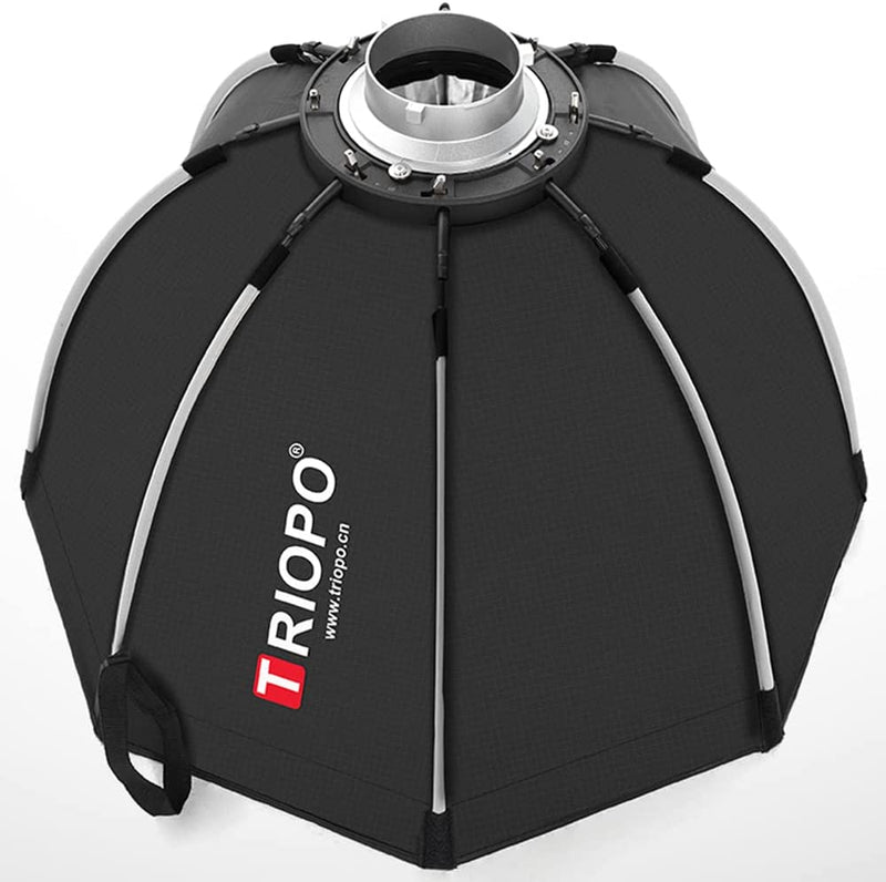 Softbox Triopo Octagon Dobrável - Vários Tamanhos - Montagem Bowens Luz de Vídeo LED