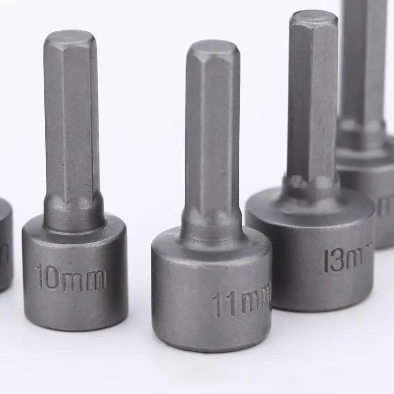 Jogo de Chaves Soquete Sextavados 9 Peças – de 5 a 13mm Encaixes Hexagonais
