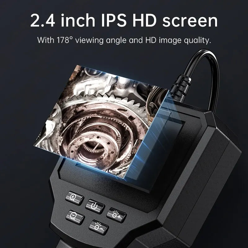 Câmera Endoscópio Industrial com Tela HD 4.3 Polegadas INSKAM – Câmera de Inspeção à Prova d'Água IP67 1080P com Lente de 8mm