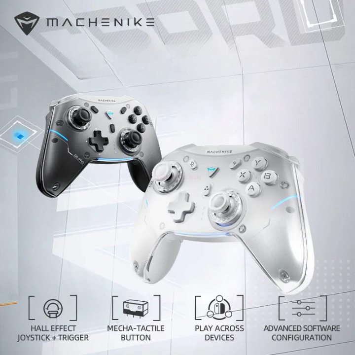 Controle de Jogos Machenike G5 Elite - Bluetooth e USB - Gatilho Rápido e Joystick - para PC, Nintendo, PlayStation 4