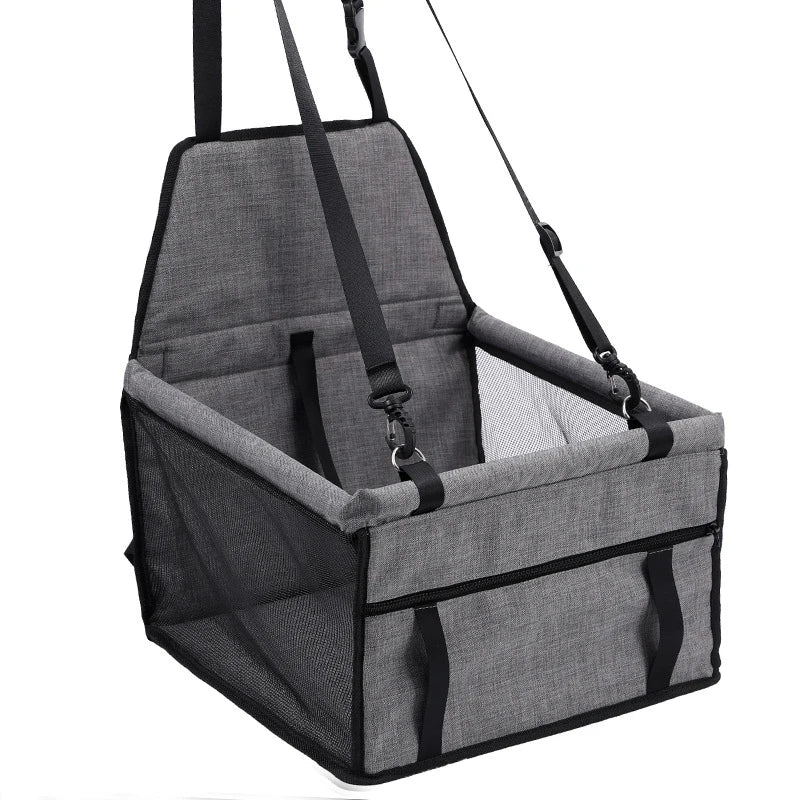 Cesta Assento de Transporte para Pets Cães no Carro - Cesta Estável para Viagem Assento Pet