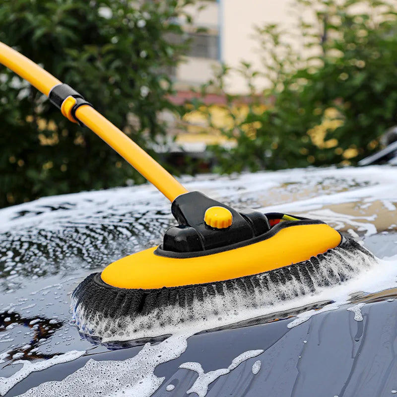Mop de Limpeza com Cabo Expansível - Feltro Anti Riscos para Lavagem de Carro Veículos Janelas Vidros