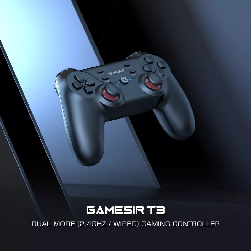 Controle GameSir T3s Bluetooth e Cabo - para PC, Xbox, Nintendo, PlayStation
