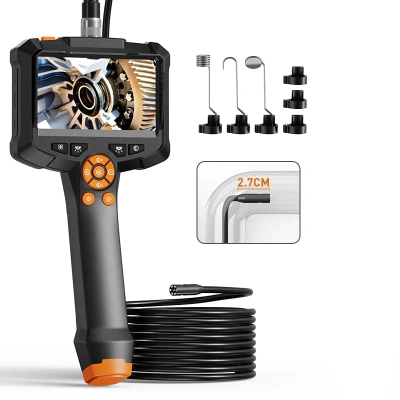 Câmera Endoscópio Industrial com Tela HD 4.3 Polegadas INSKAM – Câmera de Inspeção à Prova d'Água IP67 1080P com Lente de 8mm