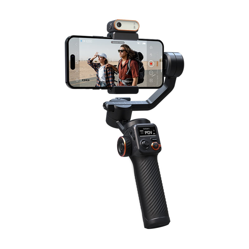 Gimbal Estabilizador Hohem iSteady M6  - com Tripé, Luz LED e Estojo - para Smartphone