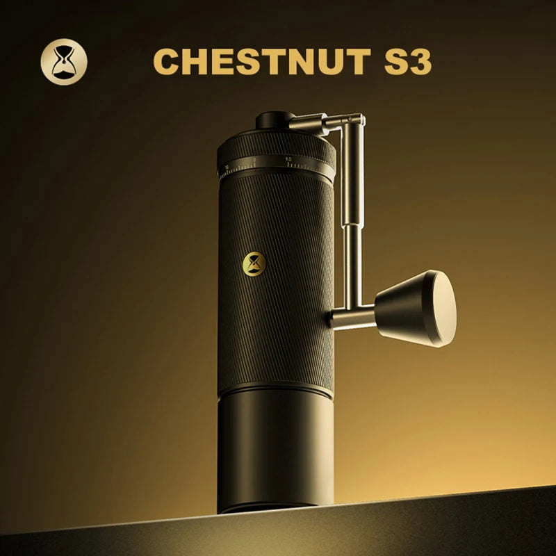 Moedor de Café Manual TIMEMORE CHESTNUT S3 - Profissional com Ajuste Externo de 0,015mm