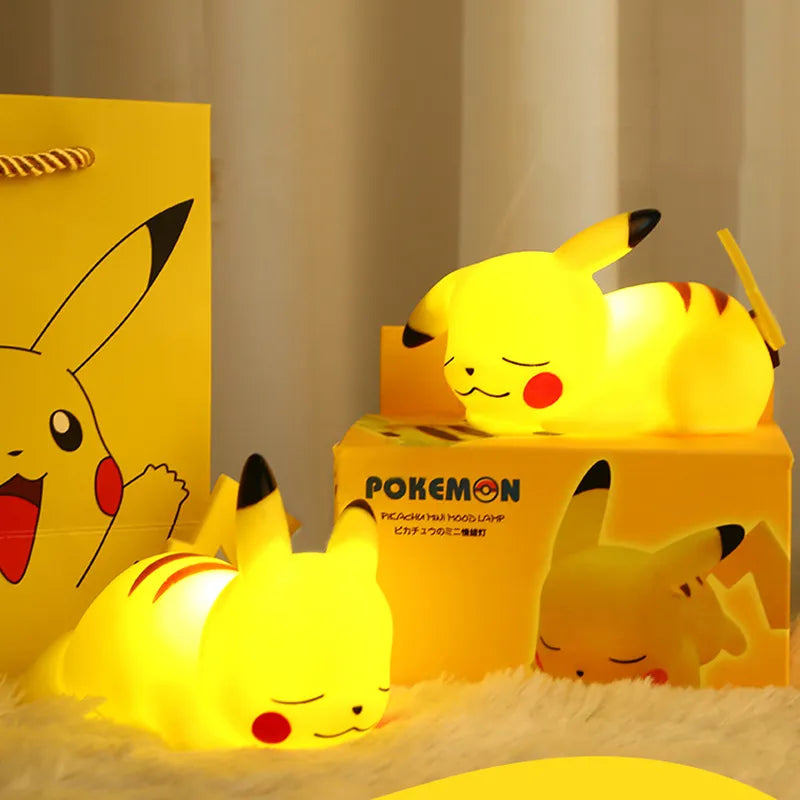 Luminária noturna Pokémon Pikachu Oficial - Presente de Aniversário e Coleção