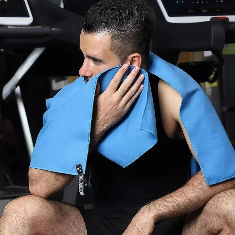 Toalha Esportiva Macia de Secagem Rápida – Toalhas para Natação Academia Treino Corrida Praia