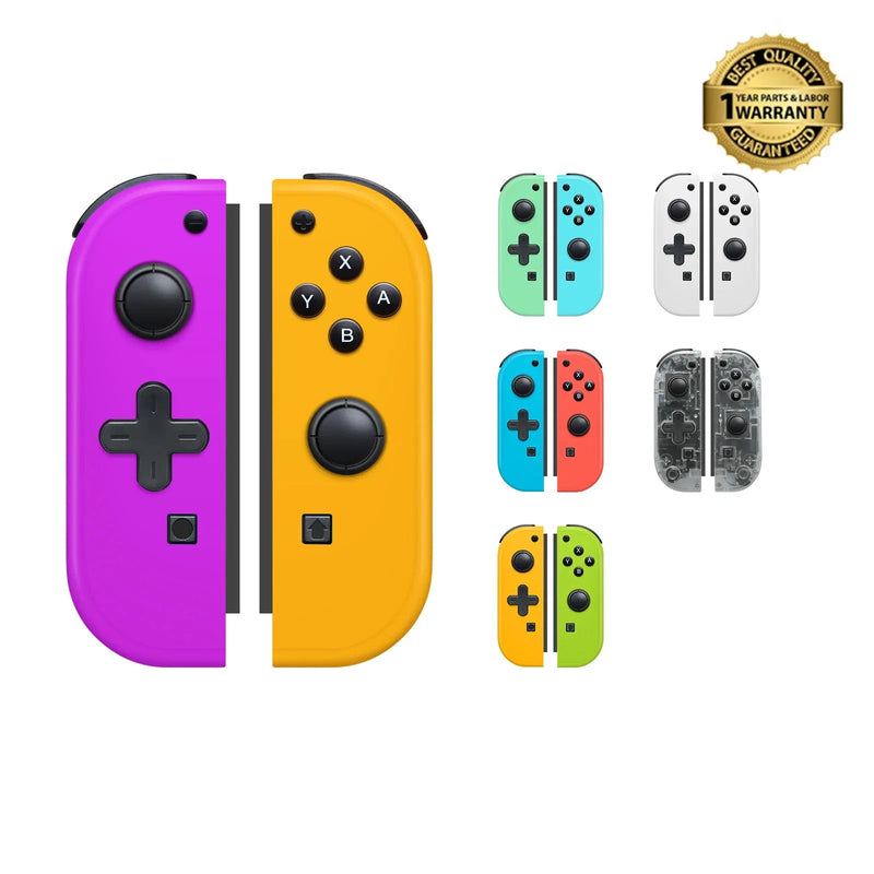 Controle JoyPad Colors para Nintendo Switch Lite/OLED - com Joystick, Giroscópio de 6 Eixos e Função de Ativação Sem Fio