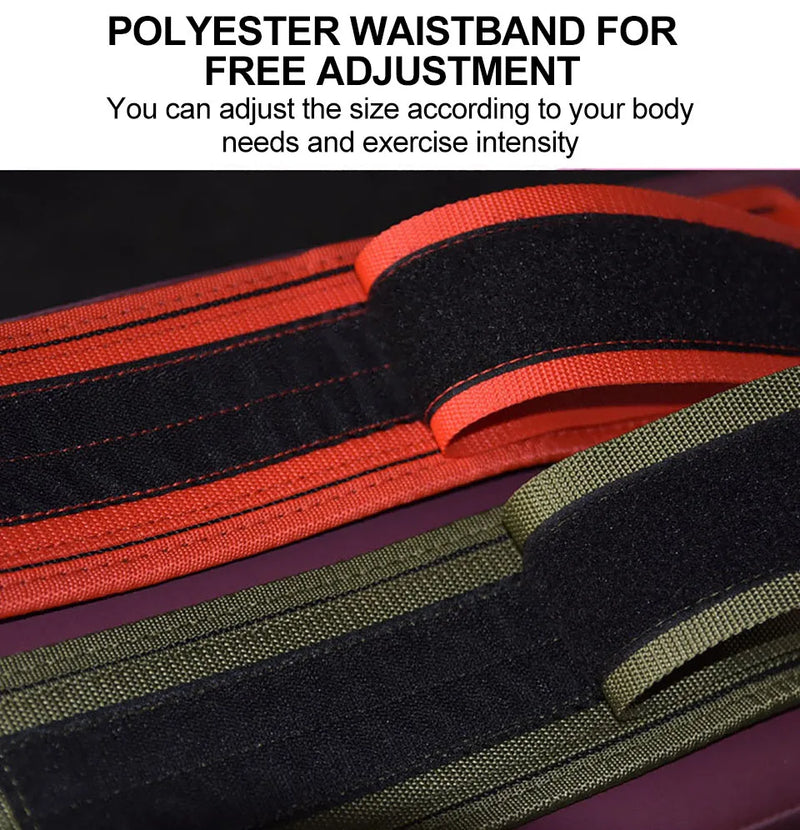 Cinto de Levantamento de Peso VALEO Profissional - Velcro Ajustável Suporte Lombar Duplo - para Treino de Força Musculação Crossfit
