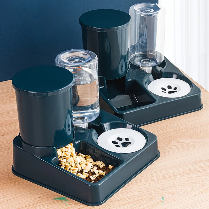 Alimentador e Bebedouro Automático 2 em 1 para Ração e Água - para PETS