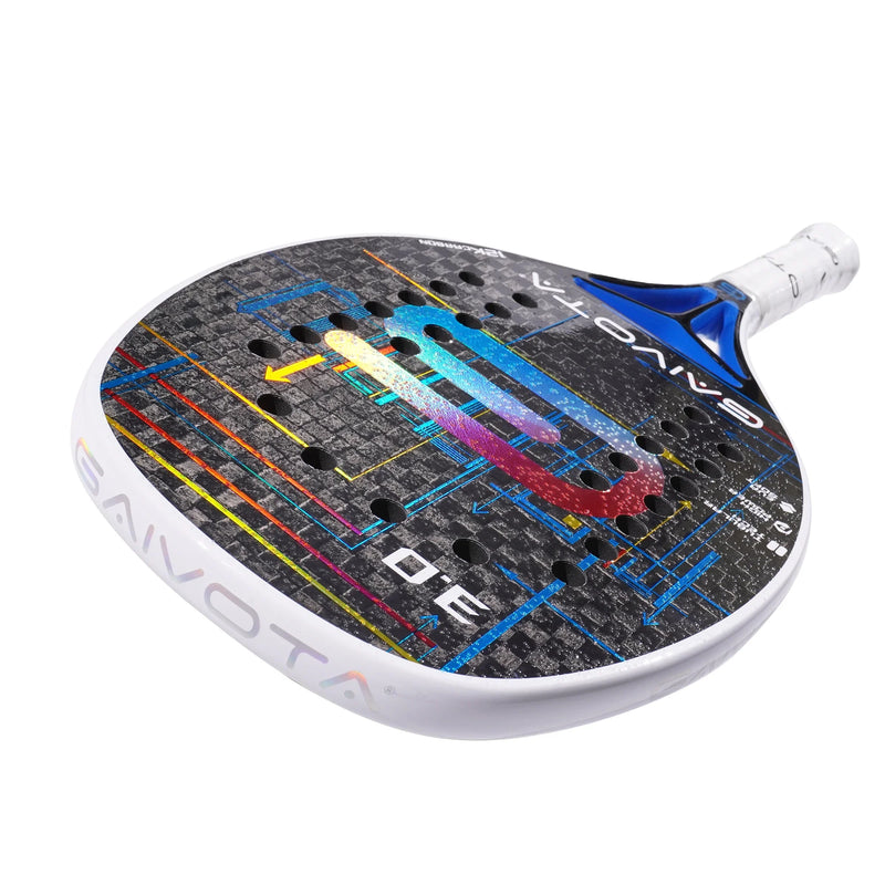 Raquete Beach Tennis Gaivota Versão 3.0 em Fibra de Carbono 12K - com Estojo Protetor