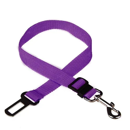 Cinto de Segurança Premium Pet para Gato Cachorro - Cinto de Carro para Animais, Coleira de Tração com Clipe de Segurança