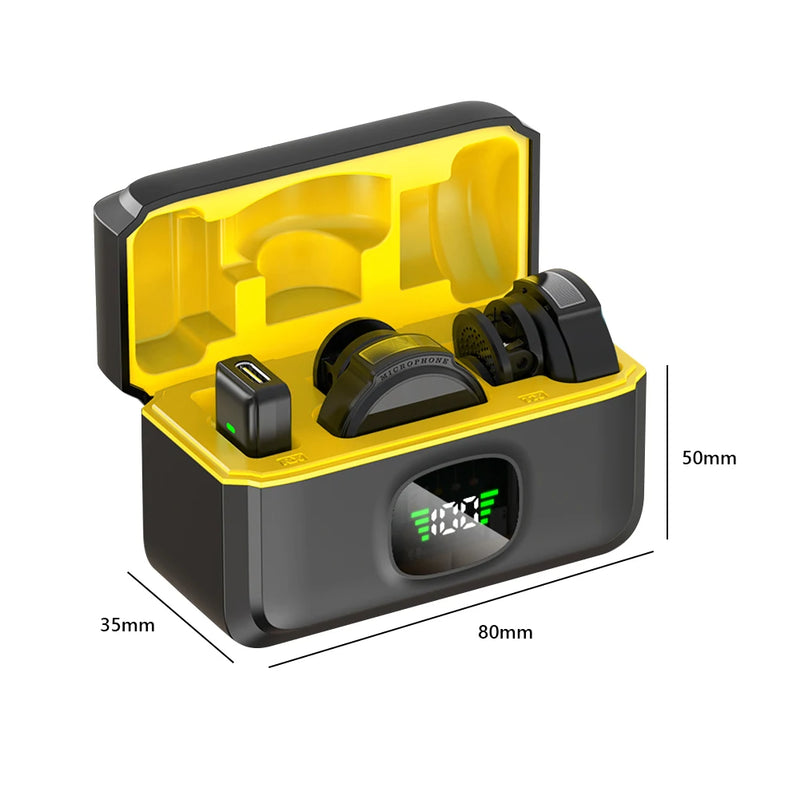 Microfone Lapela Inteligente Sem Fio Xiaomi J6 – Ideal para Vlogs Lives Youtube Entrevistas