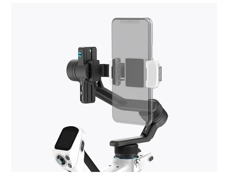 Gimbal Profissional SCORP Mini 2 FeiyuTech - Estabilizador 3 Eixos para Câmeras DSRL Câmeras de Ação e Smartphones - com Rastreamento IA