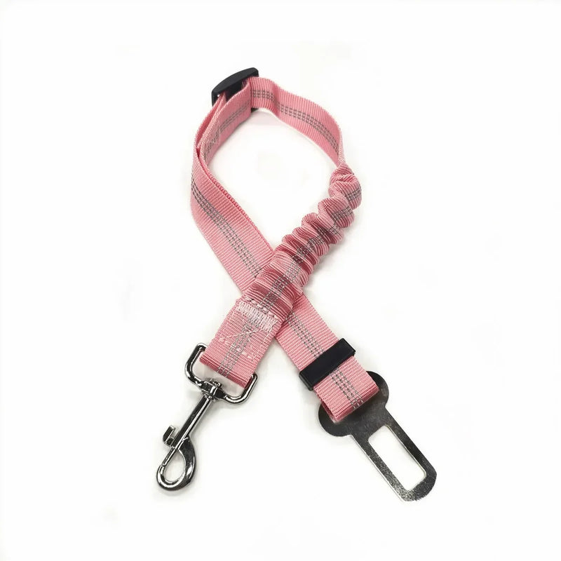 Cinto de Segurança Premium Pet para Gato Cachorro - Cinto de Carro para Animais, Coleira de Tração com Clipe de Segurança
