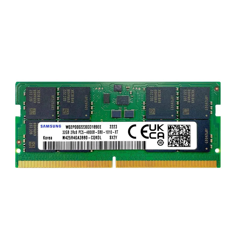 Memória RAM CL40 Samsung DDR5 4800MHz - 8GB 16GB 32GB para Notebook