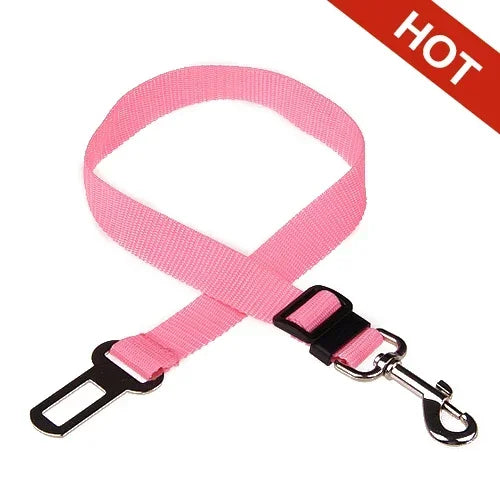 Cinto de Segurança Premium Pet para Gato Cachorro - Cinto de Carro para Animais, Coleira de Tração com Clipe de Segurança