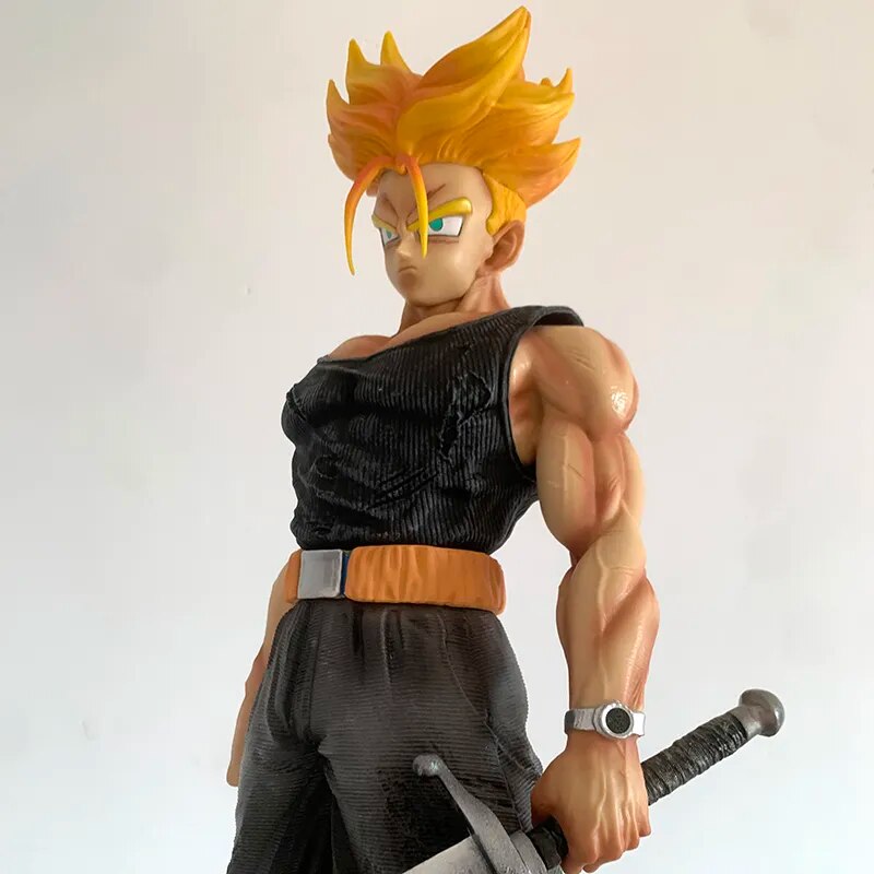 Boneco Dragon Ball Z Trunks Super Saiyan - Figura de Ação Colecionável Anime - Brinquedo de Anime