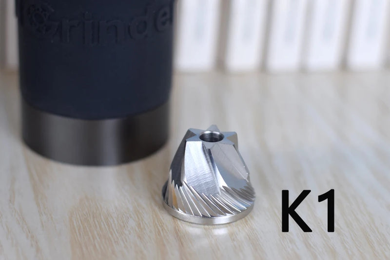 Moedor de Café Manual Ajustável KINGrinder K1/K2 - Moedor Portátil de Aço Inox 420 e Burr de 38mm/48mm