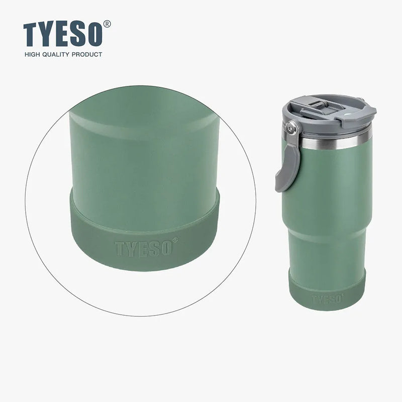 Copo Garrafa Térmica Tumbler Tyeso 1200ml com Alça - de Aço Inox com Isolamento Térmico a Vácuo