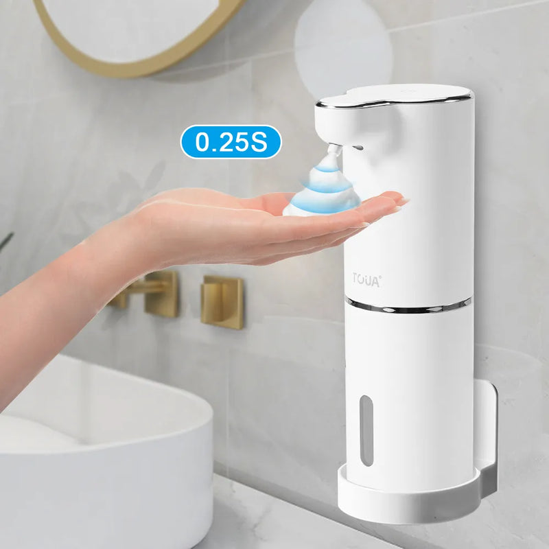 Dispensador Automático de Espuma de Sabão - com Sensor Sem Toque Modelo Recarregável - capacidade 300ML