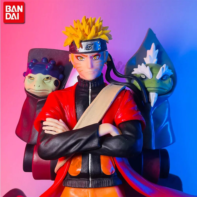 Boneco Action Figure Uzumaki Naruto Modo Sage - Brinquedo Anime Colecionador